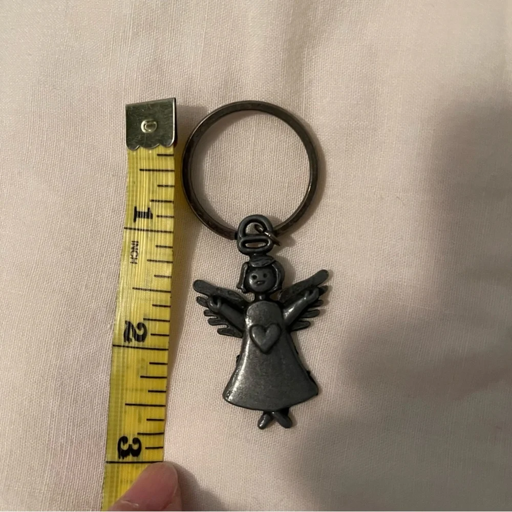 NWT Metal Angel Key Ring